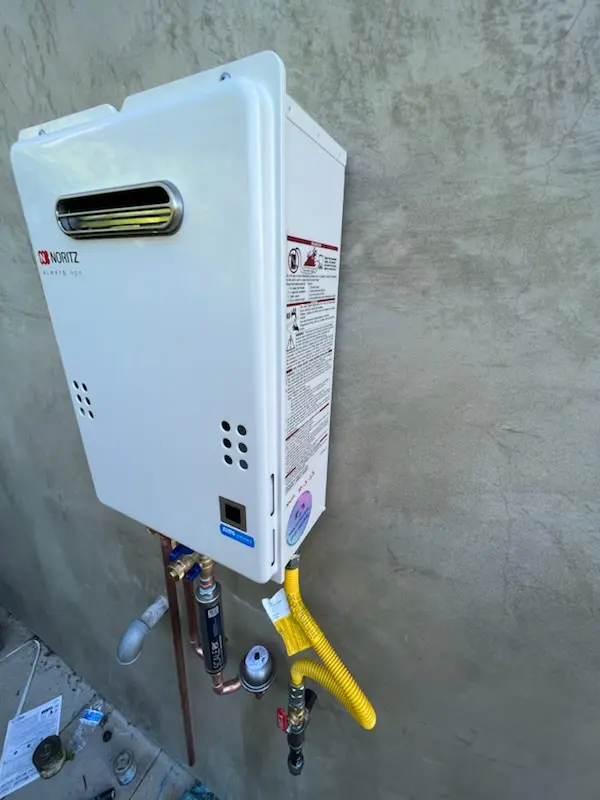 Tankless water heater installation for Morningside homes